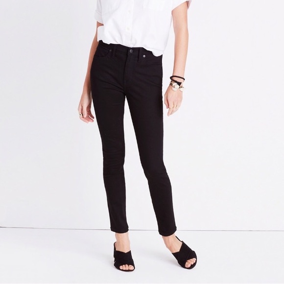 Madewell Denim - Madewell 9” High-Rise Skinny in IKSO Stay Black